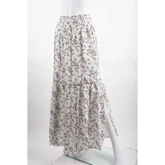 Free People Womens Secret Garden Maxi Skirt & Crop Top Set S Small Floral NWT - Picture 10 of 16
